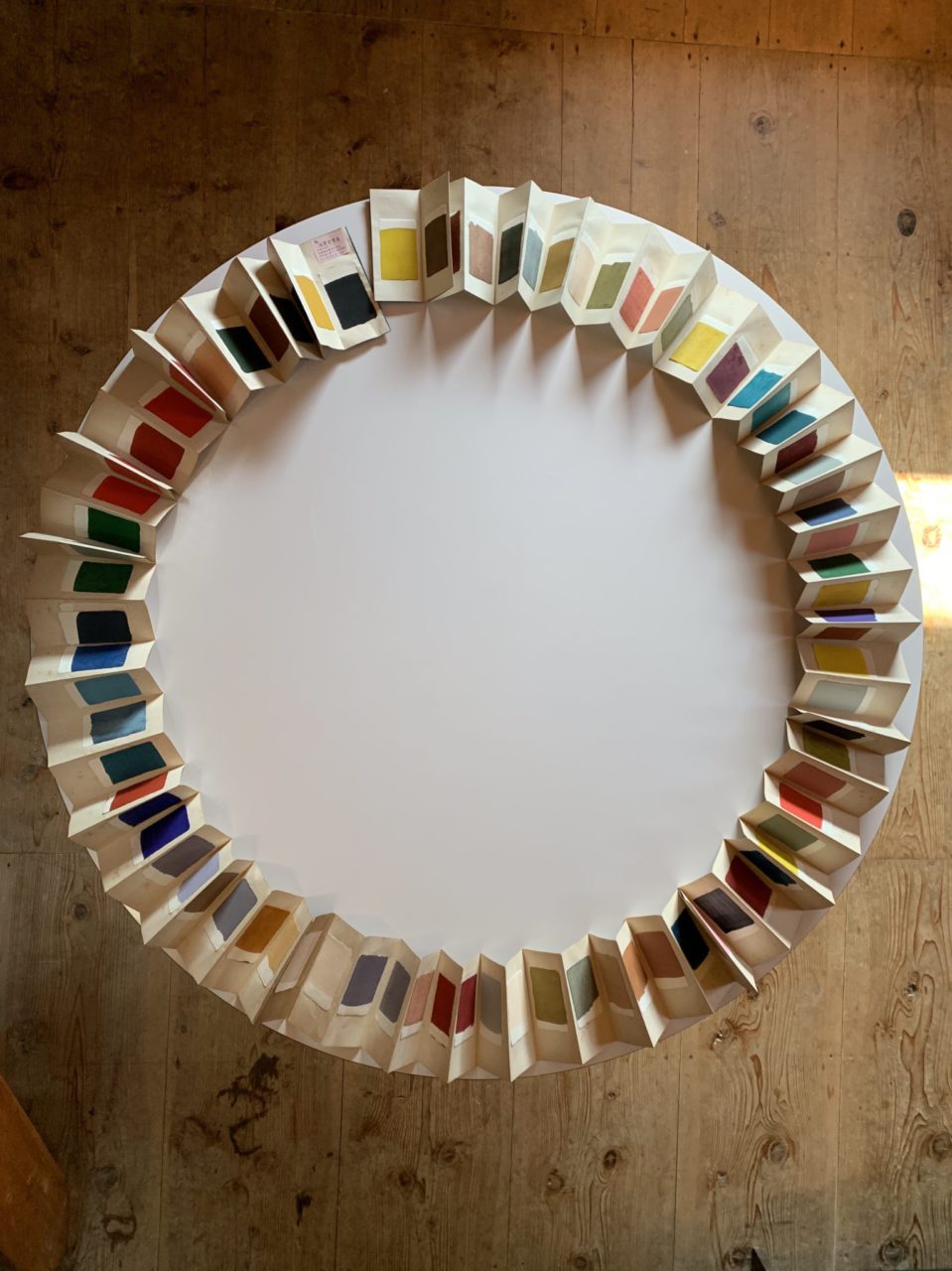 Colour Chart Kyoto 2019 Claudia Valsells